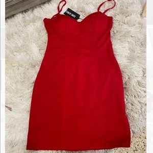 Red Saint Genies dress